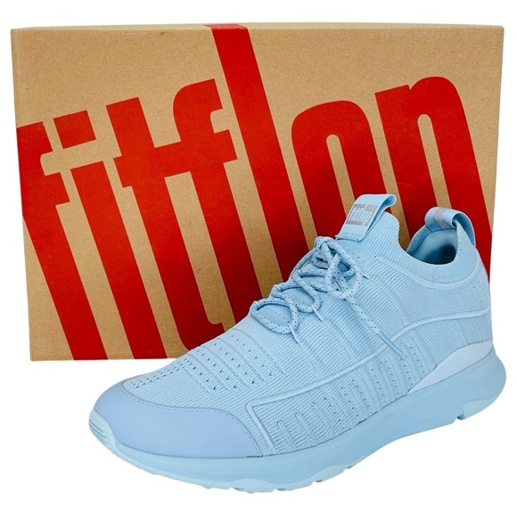 Fitflop Vitamin Knit Nylon Cool Blue Womens Sneakers Size 8M - Picture 10 of 10